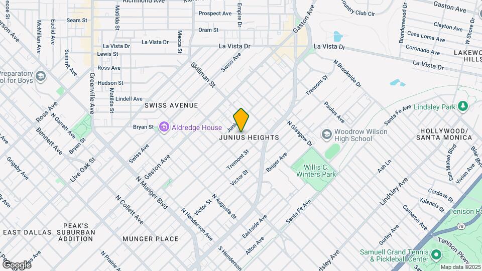 5303 Eastside Ave Map and Location Details