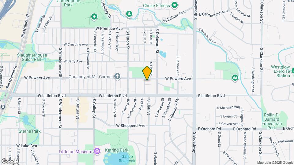 5618 S Fox Cir Map and Location Details