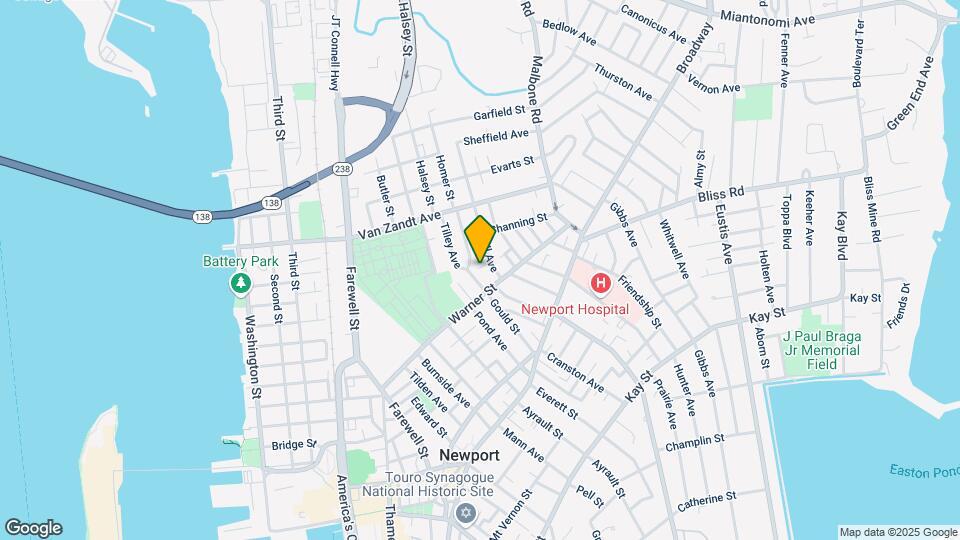 53 1/2 Gould St-Unit -A Map and Location Details