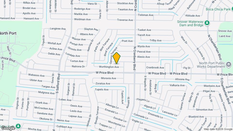 3296 Worthington Ave Mapa y Detalles de la Ubicación