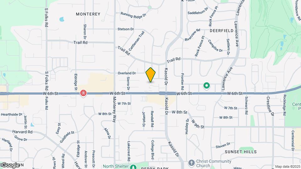 3608 Westridge Dr Map and Location Details