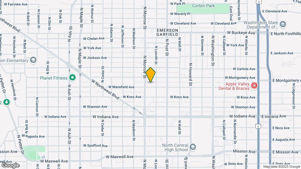 914 W Mansfield Ave Map and Location Details