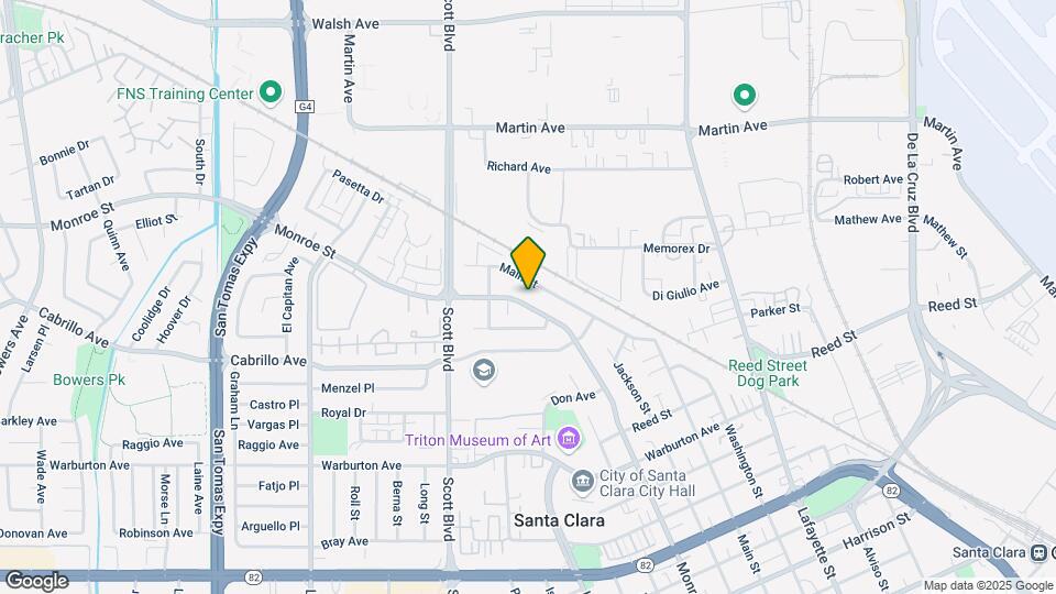 2129 Monroe St Map and Location Details