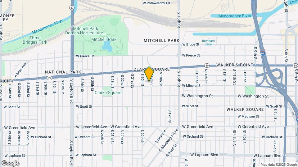 925 S 19th St Mapa y Detalles de la Ubicación