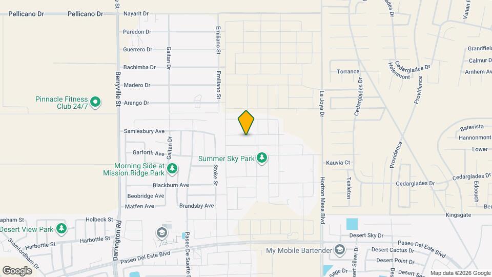 13840 Sky Ranger Ave Map and Location Details