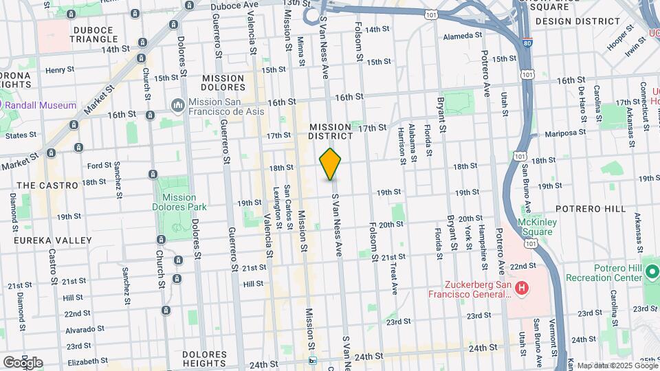 772 S Van Ness Ave Mapa y Detalles de la Ubicación