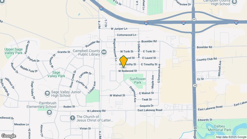 300 W Redwood St Map and Location Details