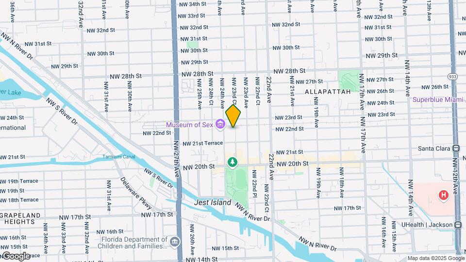 2180 NW 23rd Ct Mapa y Detalles de la Ubicación