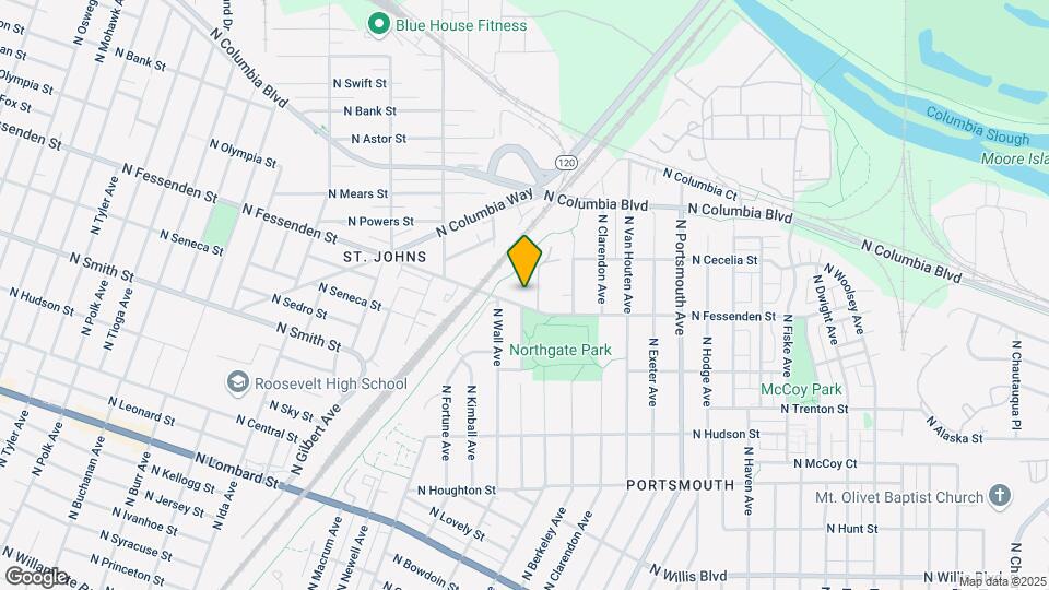 6037 N Fessenden St Map and Location Details