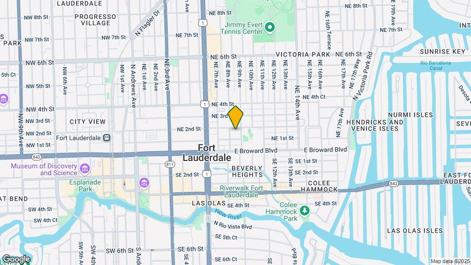 820 NE 2nd St Map and Location Details