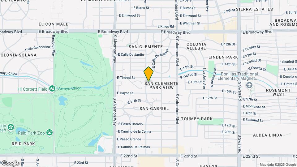4105 E Brown Way Map and Location Details