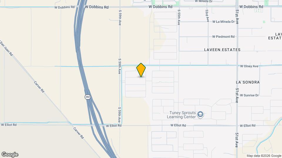 5725 W Willow Rdg Dr Map and Location Details