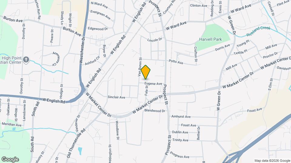 1700 Eugene Ave Map and Location Details