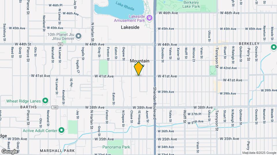4075 Benton St Map and Location Details