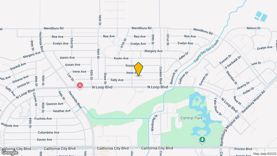 9825 Sally Ave Map and Location Details