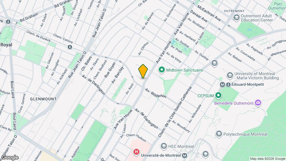 2505 Van Horne Av Map and Location Details