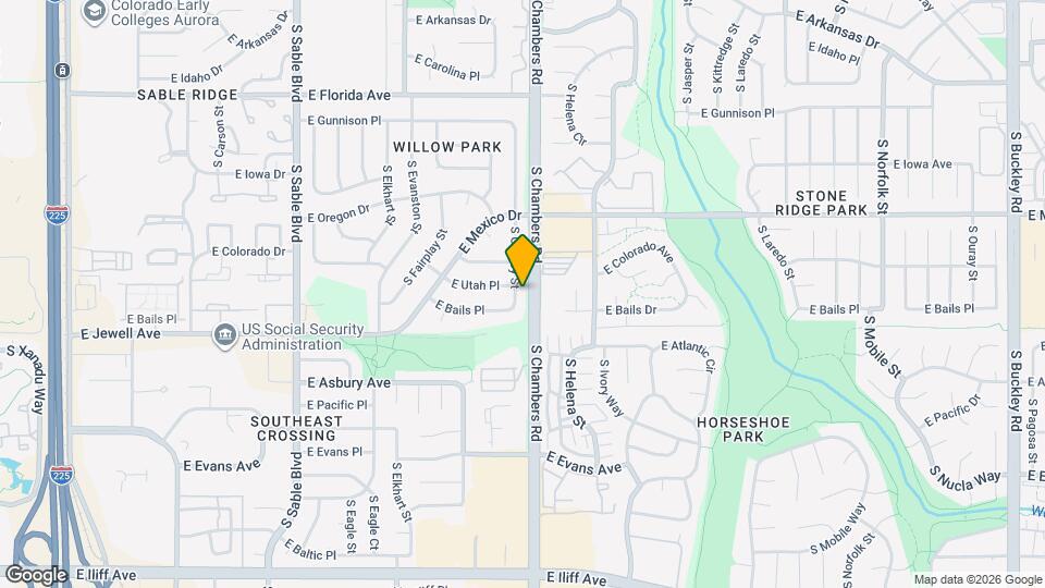 1884 S Granby St Map and Location Details