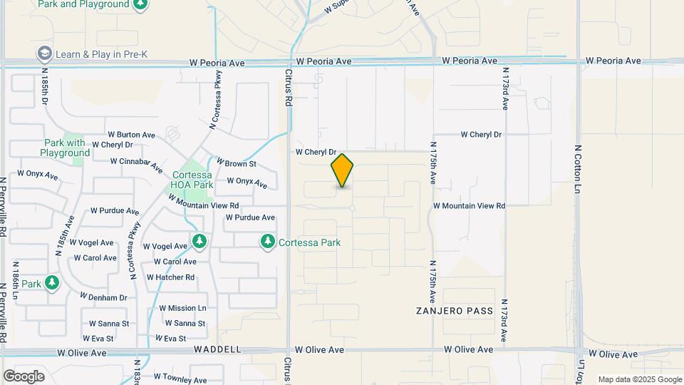 17715 W Turquoise Ave Map and Location Details