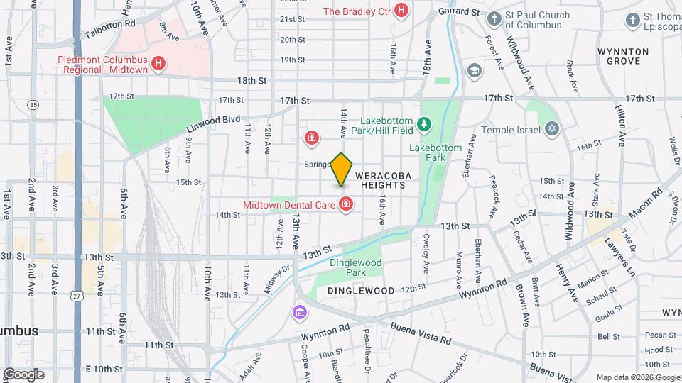 1359 Virginia St Map and Location Details