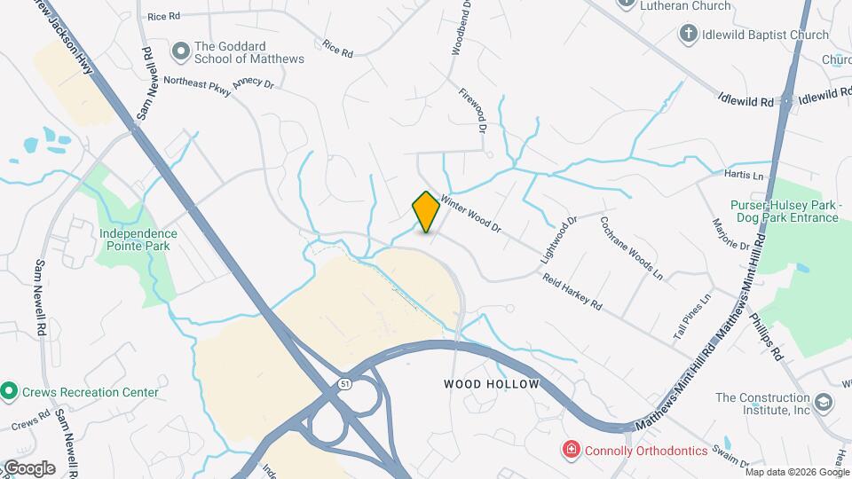 1101 Bloom Wood Ln Mapa y Detalles de la Ubicación