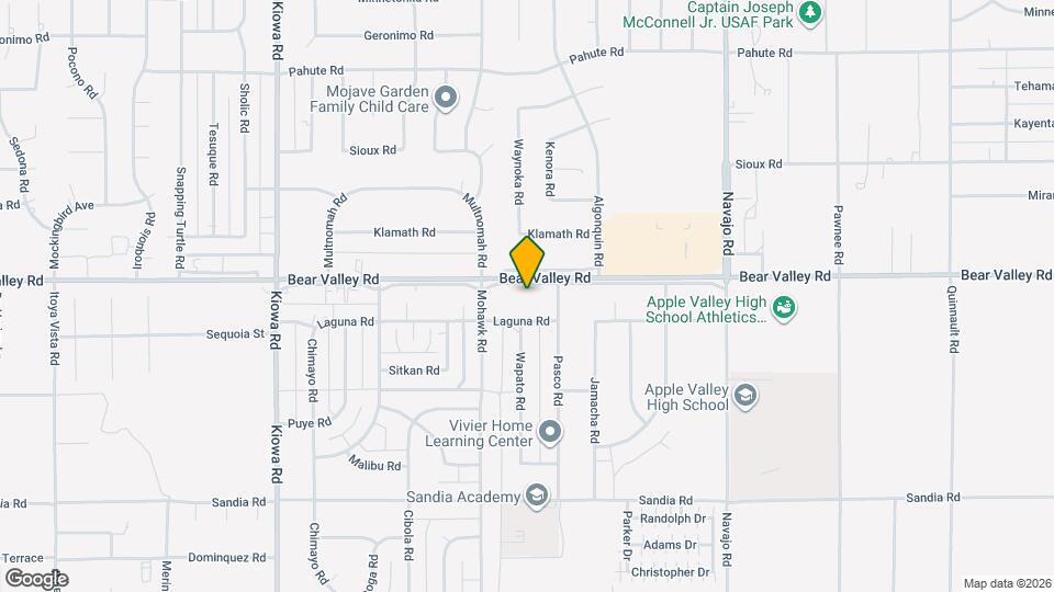 21335 Bear Valley Rd Mapa y Detalles de la Ubicación