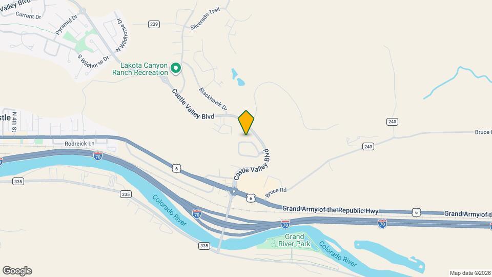 128 Castle Ridge Dr Map and Location Details