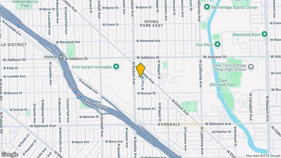 3450 N Troy St Map and Location Details
