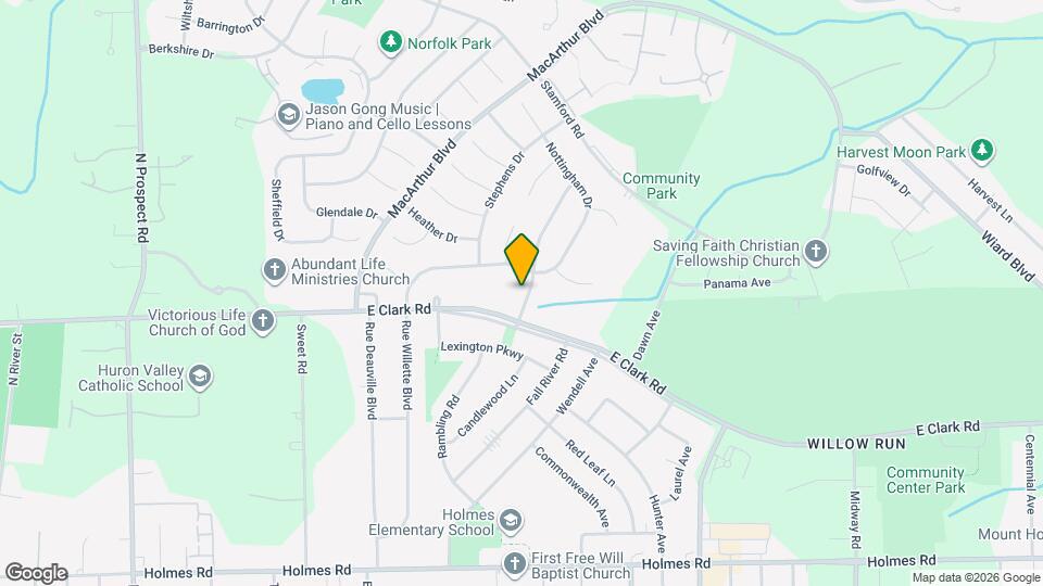 1525 Devon St Mapa y Detalles de la Ubicación