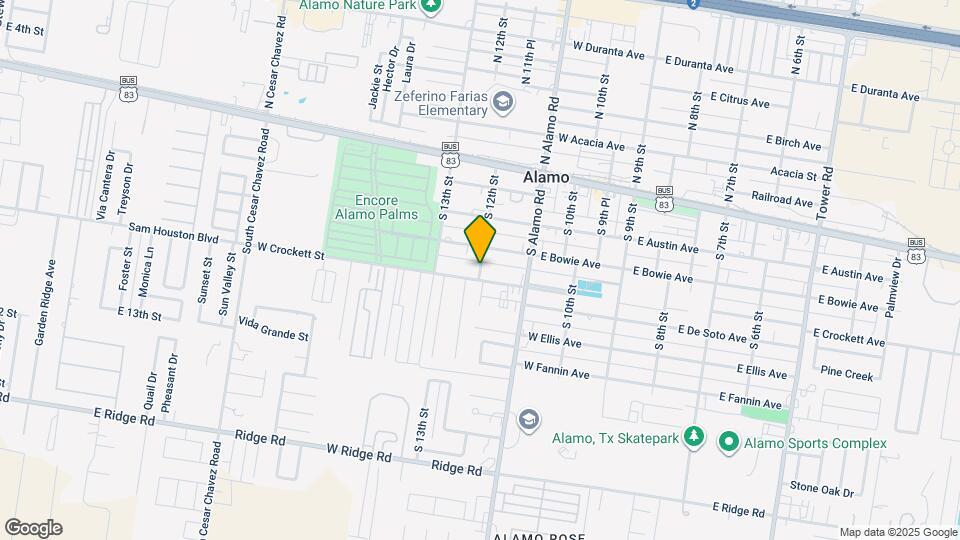 415 S 12th St Map and Location Details