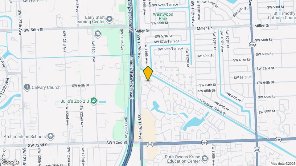 6435 SW 116th Pl Map and Location Details