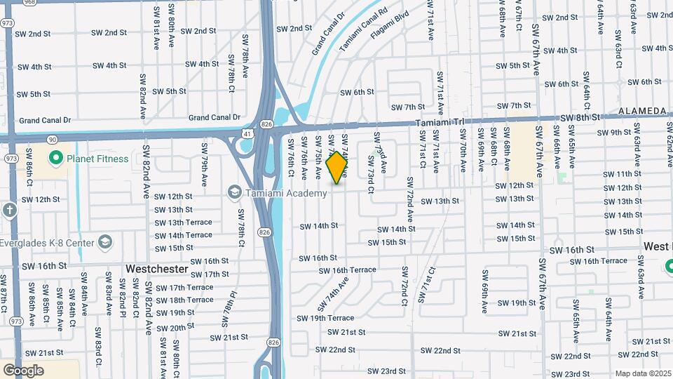 1145 SW 74th Ct Mapa y Detalles de la Ubicación