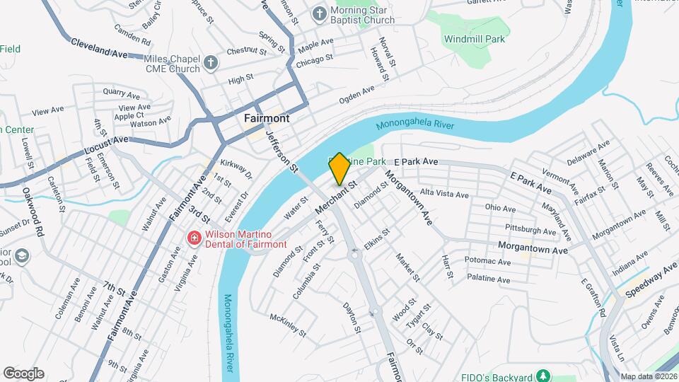 306 Merchant St, Unit # 1 Map and Location Details