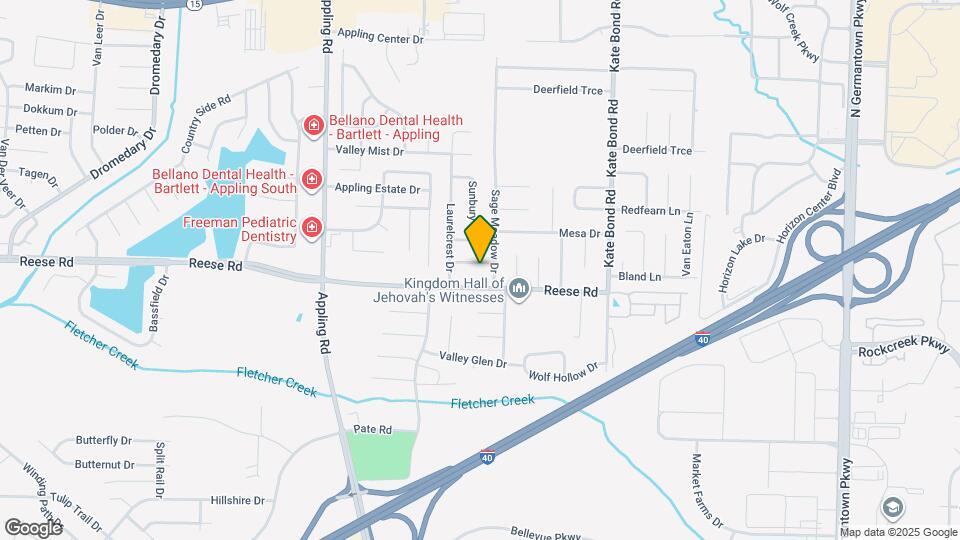 7643 Ivy Hollow Dr Map and Location Details