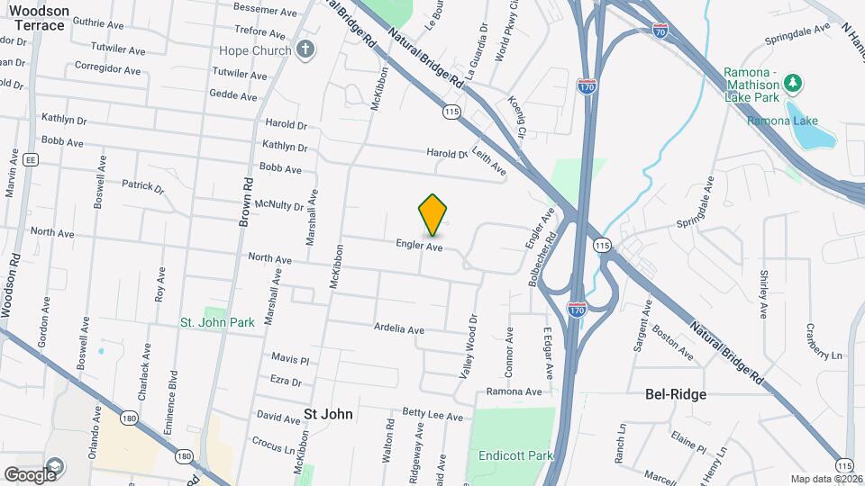 8593 Engler ave Map and Location Details