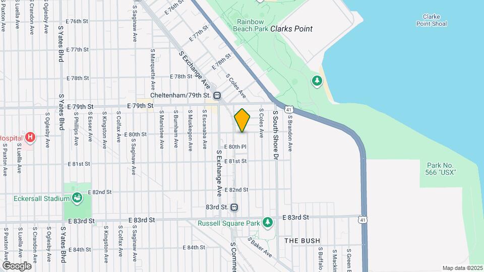 3019 E 80th St Map and Location Details