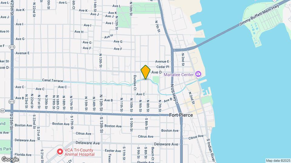 421 N 8th St Map and Location Details