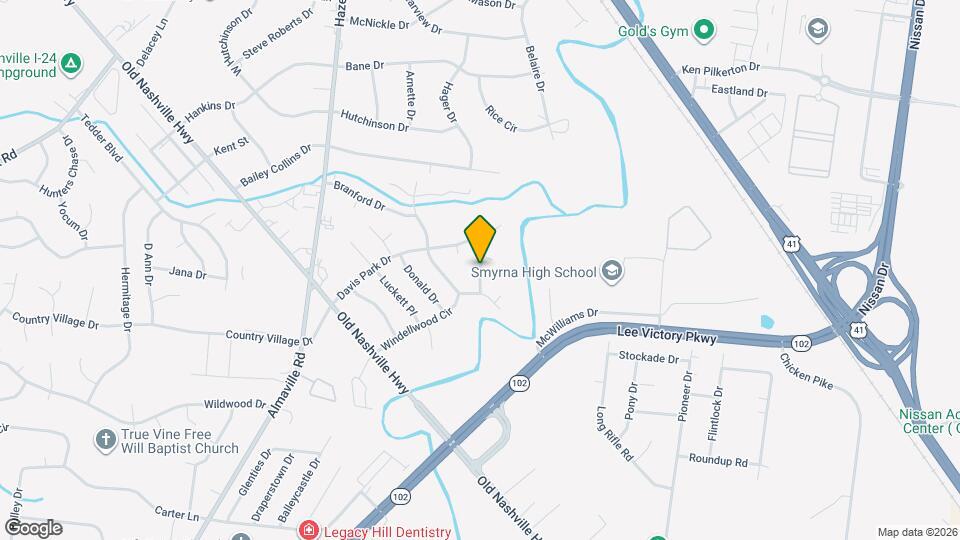 104 Evanmeade Dr Map and Location Details