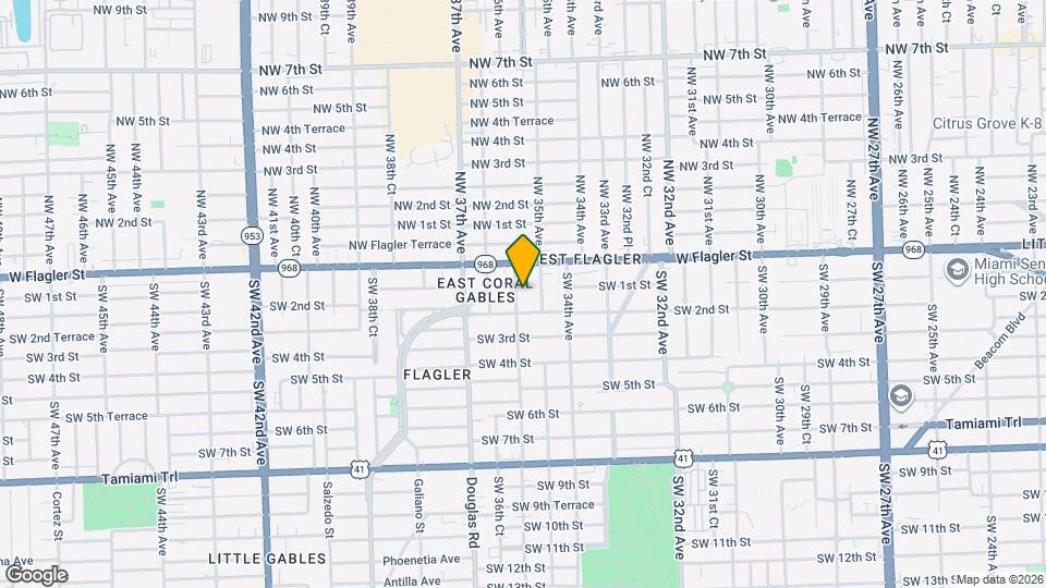 115 SW 36th Ave Map and Location Details