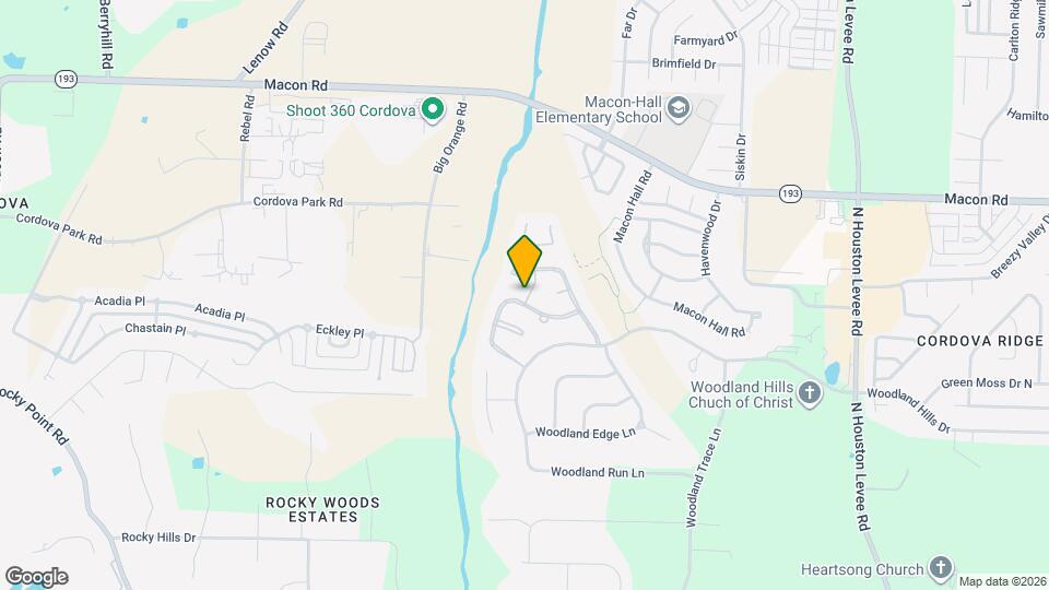 9664 Woodland Creek Ln Mapa y Detalles de la Ubicación