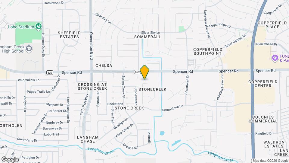 16626 Cliff Vale Ct Map and Location Details