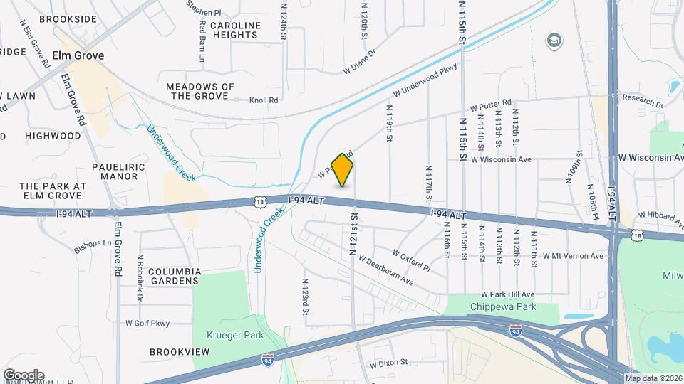 12126 W Bluemound Rd, Unit 8 Mapa y Detalles de la Ubicación