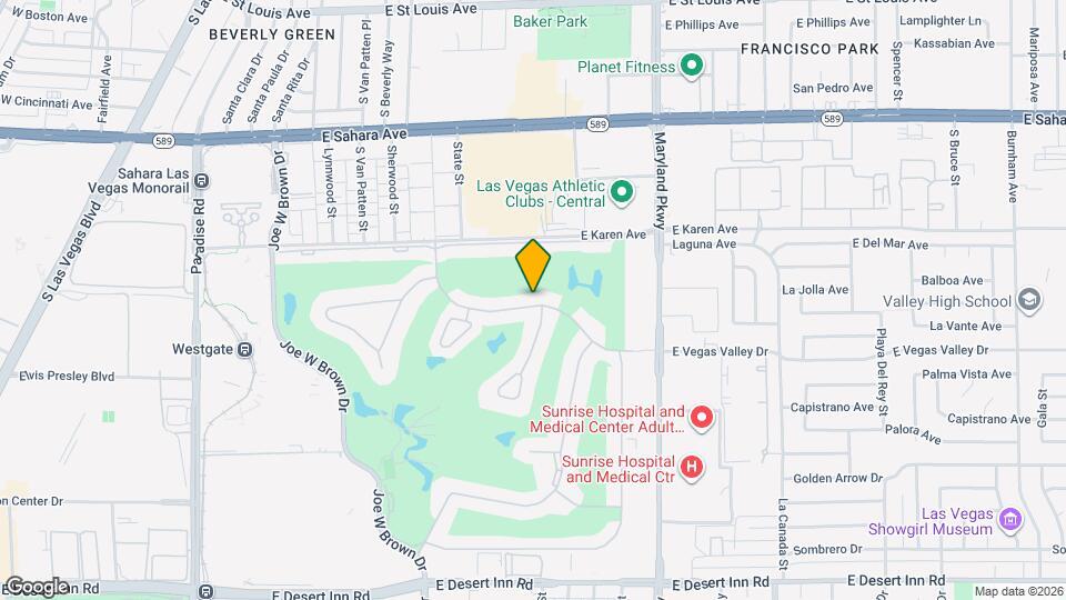 940 Vegas Valley Dr Mapa y Detalles de la Ubicación