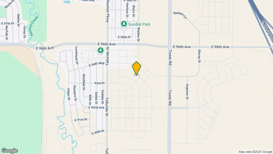 9461 Yampa St Map and Location Details