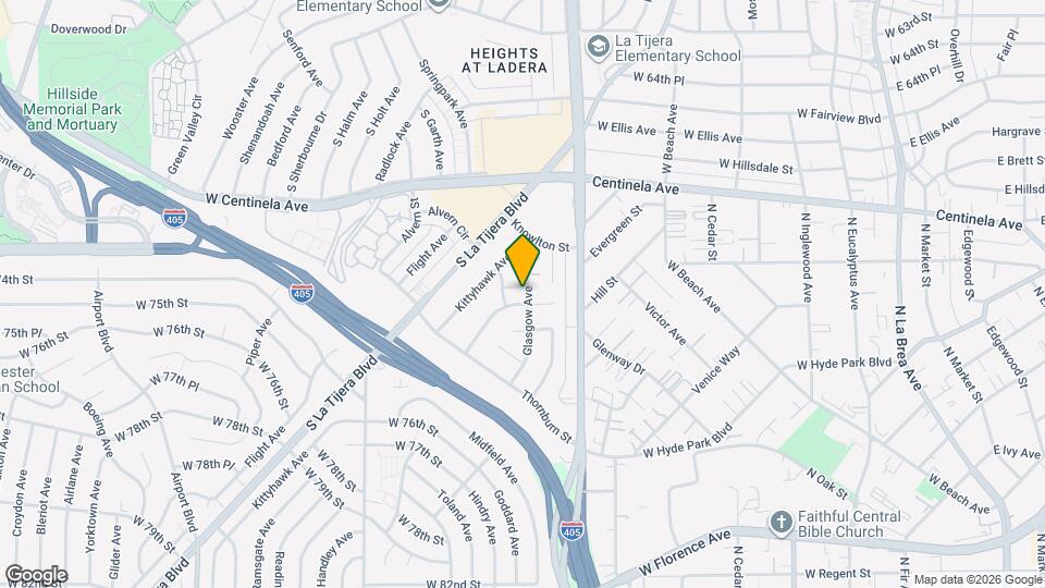 7013 Glasgow Ave Map and Location Details