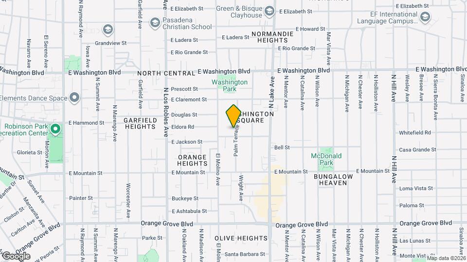 1091 Palm Terrace Map and Location Details