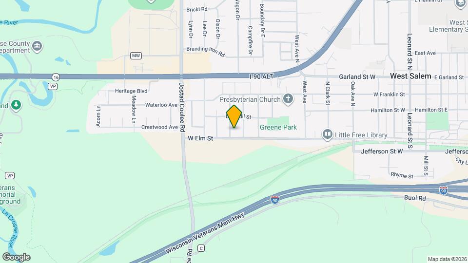 125 Rosewood Ln S Map and Location Details