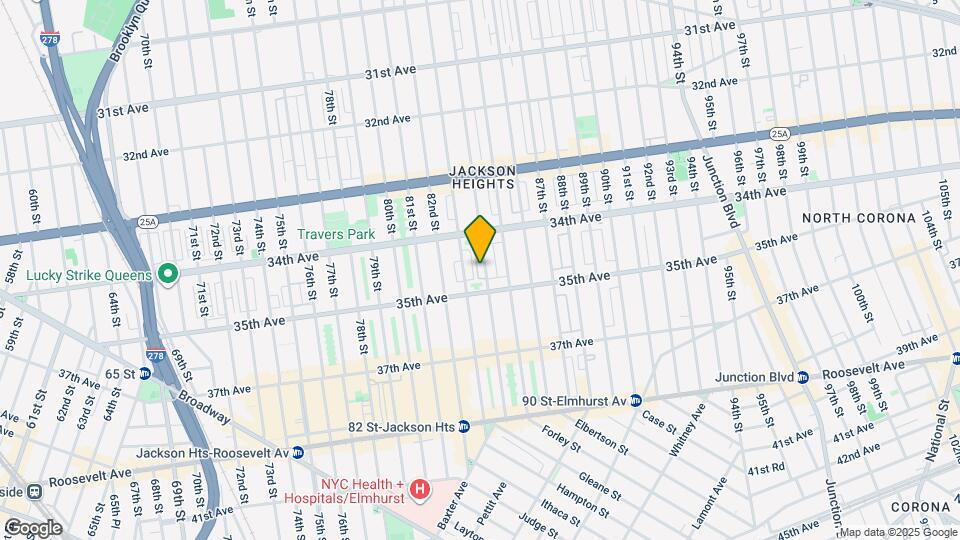 3442 84th St, Unit 3rd floor Map and Location Details