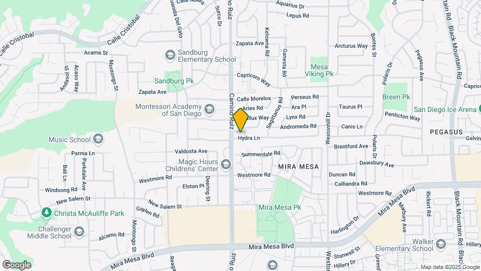 8380 Hydra Ln Map and Location Details