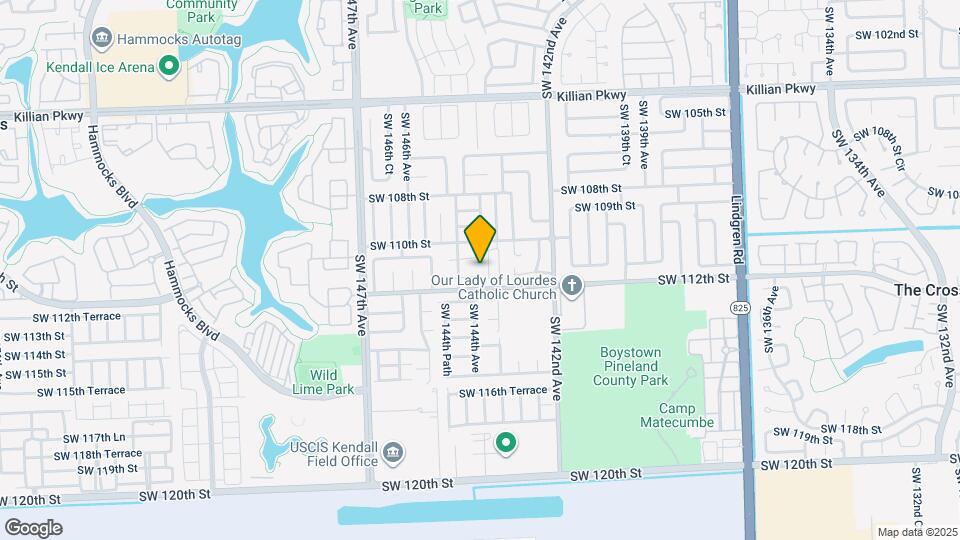 14421 SW 111th Terrace Map and Location Details