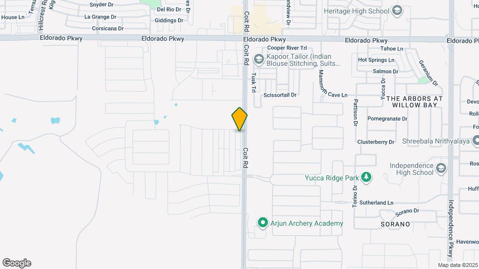 10950 Downy Cup Dr Map and Location Details